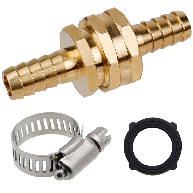 Twinkle Star Garden Hose Repair Connector with Clamps, Male and Female Garden Hose Fittings, 3 Set - Image 5